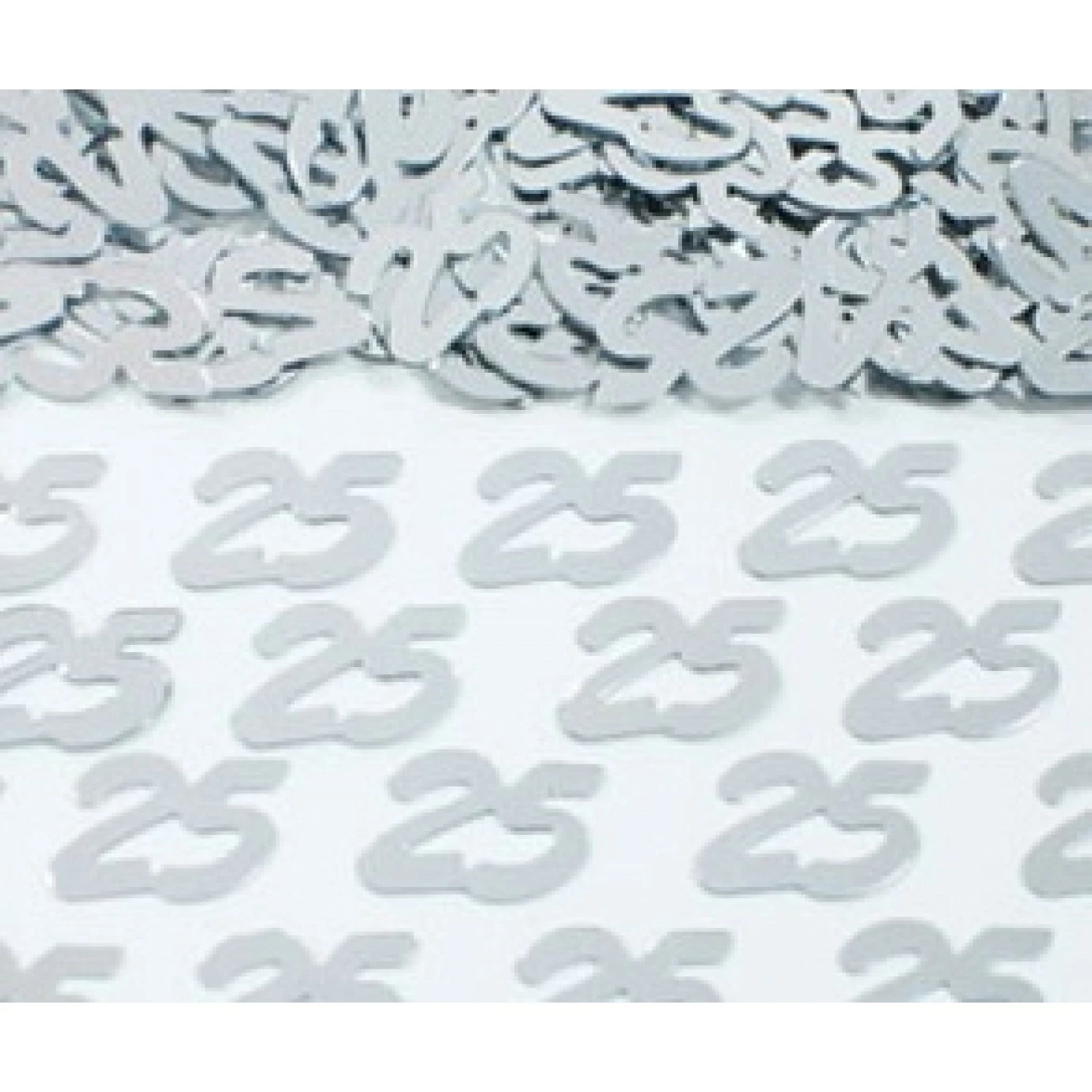 Scatters/Confetti, Number 25 Silver 4 Scatters/Confetti, Number 25 Silver - Image 2