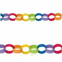 Garland - Paper Chain, Rainbow