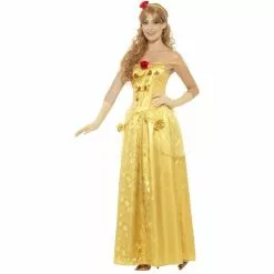 Adult Costume - Golden Princess, Belle