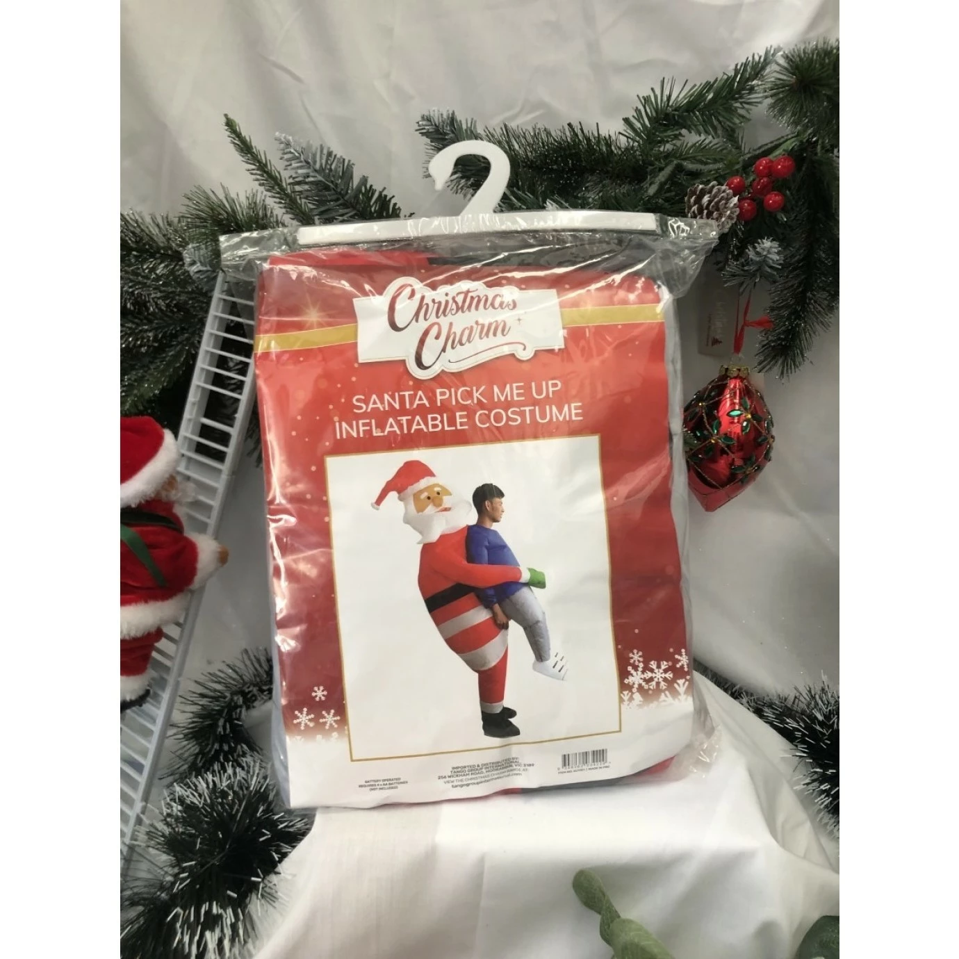 Adult Costume - Inflatable, Pick Me Up Santa 3 Adult Costume - Inflatable, Pick Me Up Santa