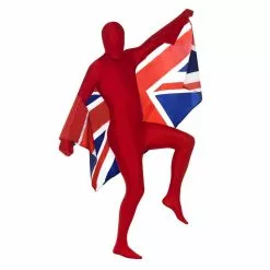 Adult Costume, Second Skin - Red -Halloween Costumes Sales adult costume second skin red 6