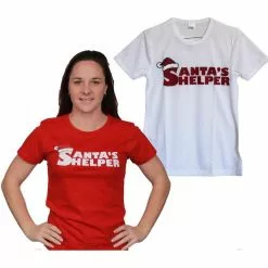 Adult T-Shirt - Ladies' Santa's Helper
