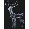 Animated LED Decoration - Reindeer, Standing White