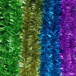 Tinsel - Pointed Tips, Assorted Colours