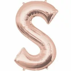 Balloon - 86 Cm Foil Letter Rose Gold -Halloween Costumes Sales balloon foil letter large rose gold s