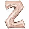 Balloon - 86 Cm Foil Letter Rose Gold -Halloween Costumes Sales balloon foil letter large rose gold z