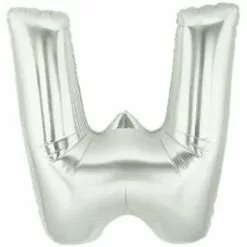 Balloon - 18 Cm Foil Letter Silver 13 Balloon - 18 Cm Foil Letter Silver -Halloween Costumes Sales balloon foil letter large silver w 1