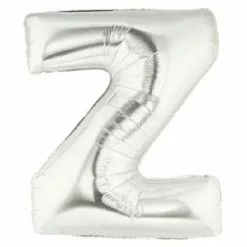 Balloon - 18 Cm Foil Letter Silver 12 Balloon - 18 Cm Foil Letter Silver -Halloween Costumes Sales balloon foil letter large silver z 1