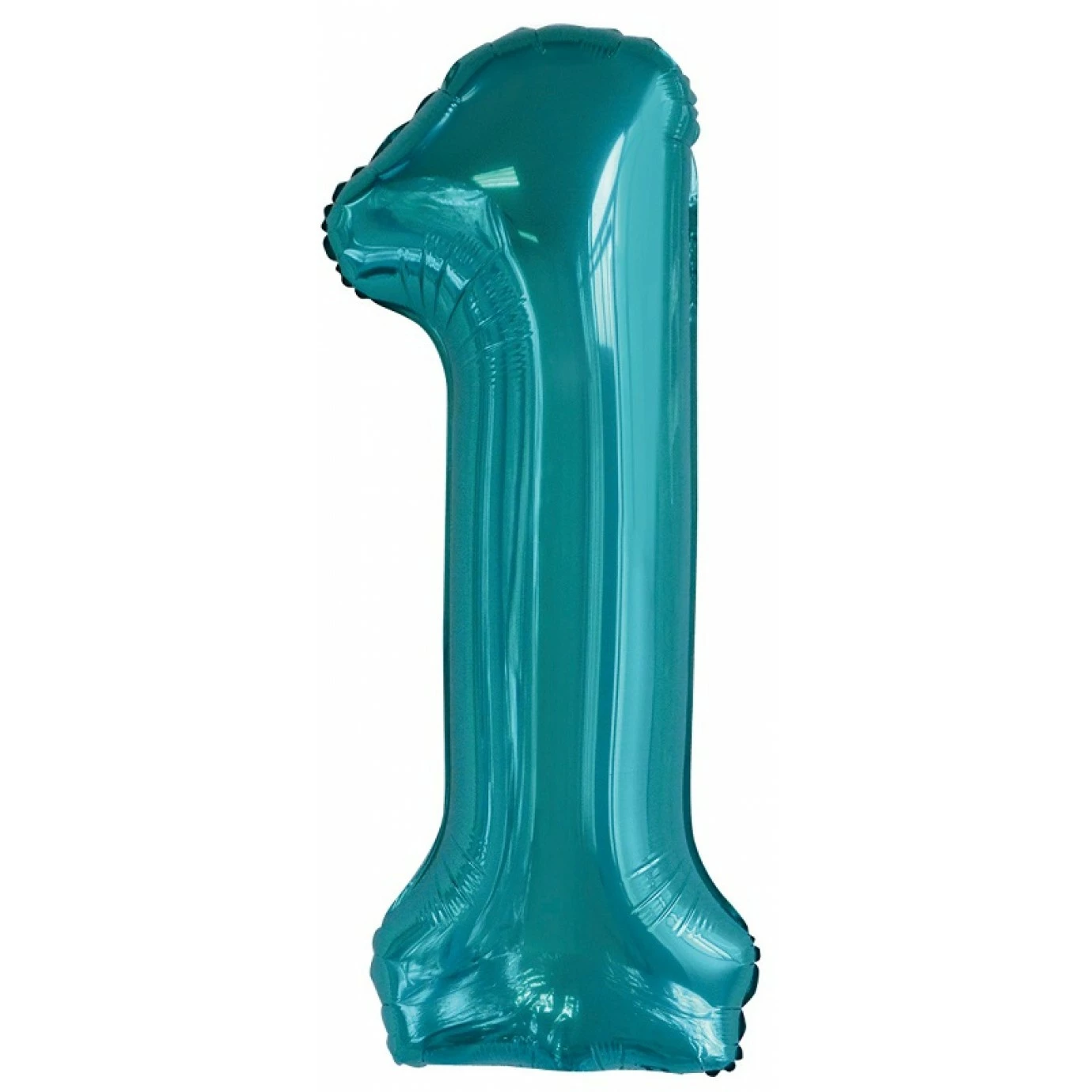 Balloon - 86 Cm Foil Number Teal 6 Balloon - 86 Cm Foil Number Teal - Image 4
