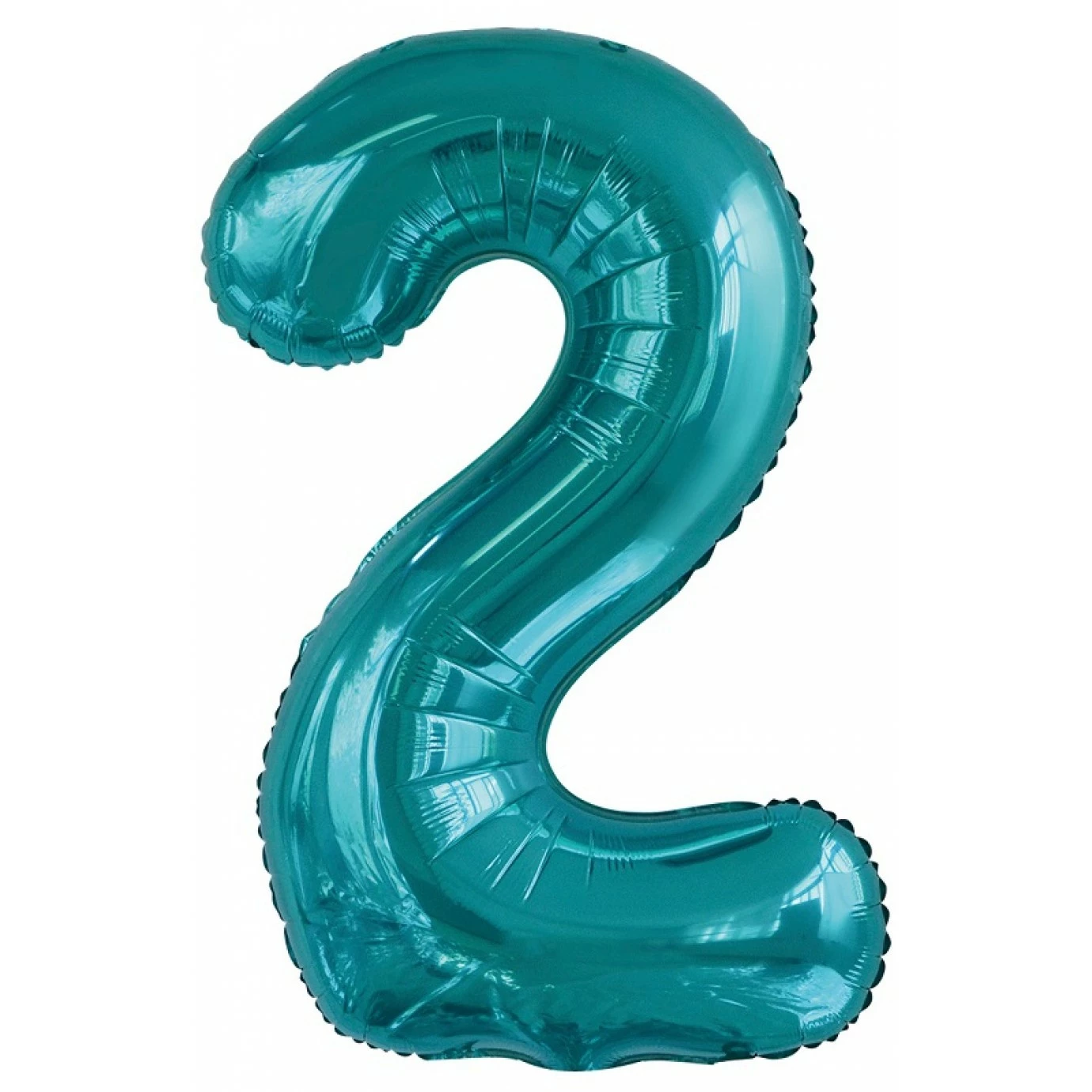 Balloon - 86 Cm Foil Number Teal 5 Balloon - 86 Cm Foil Number Teal - Image 3