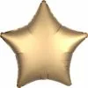 Balloon - Foil, Star 18" Satin Gold -Halloween Costumes Sales balloon foil star 18 satin gold