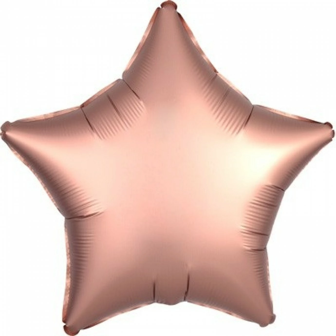 Balloon - Foil, Star 18" Satin Rose Copper 3 Balloon - Foil, Star 18" Satin Rose Copper