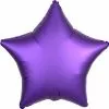 Balloon - Foil, Star 18" Satin Royale Purple -Halloween Costumes Sales balloon foil star 18 satin royale purple