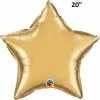 Balloon - Foil, Star 20" Metallic Gold -Halloween Costumes Sales balloon foil star 20 metallic gold