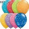 Balloon - Latex Print 11" Stars Assorted -Halloween Costumes Sales balloon latex print 11 stars assorted