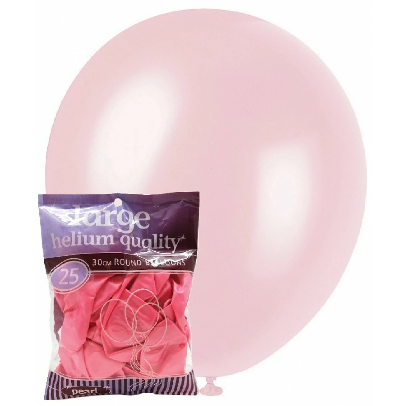 Balloons - 30 Cm, Pearl Pink 25 Pk 4 Balloons - 30 Cm, Pearl Pink 25 Pk - Image 2