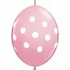 Balloons - Quick Link, Polka Dots Pink 12" -Halloween Costumes Sales balloons quick link polka dots pink 12
