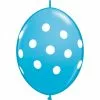 Balloons - Quick Link, Polka Dots Robin's Egg Blue 12" -Halloween Costumes Sales balloons quick link polka dots robins egg blue 12