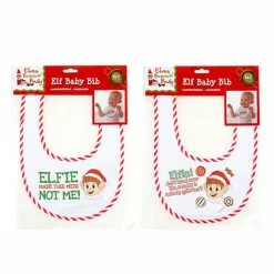 Bib - Elves Behaving Badly Slogan, Assorted