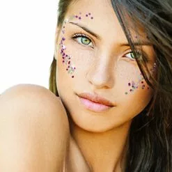 Bio-Degradable Glitter - Chunky Blend, Rainforest -Halloween Costumes Sales bio degradable glitter chunky blend example2 5