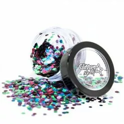 Bio-Degradable Glitter - Chunky Blend, Wild Parrot