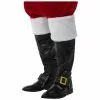 Boot Covers - Black, Santa Deluxe -Halloween Costumes Sales boot covers black santa deluxe