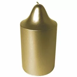 Candle - Pillar 13 Cm Gold