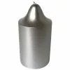 Candle - Pillar 13 Cm Silver -Halloween Costumes Sales candle pillar 13 cm silver