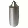 Candle - Pillar 18 Cm Silver -Halloween Costumes Sales candle pillar 18 cm silver