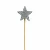 Candle - Stick, Star Silver Glitter 2 Candle - Stick, Star Silver Glitter -Halloween Costumes Sales candle stick star silver glitter