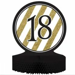 Centrepiece - Black & Gold 18