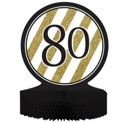 Centrepiece - Black & Gold 80