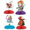 Centrepieces - Mini, Alice In Wonderland 4 Pk