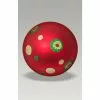 Christmas Bauble - 10cm Ball Glitter Spots, Red -Halloween Costumes Sales christmas bauble 10cm ball glitter spots red