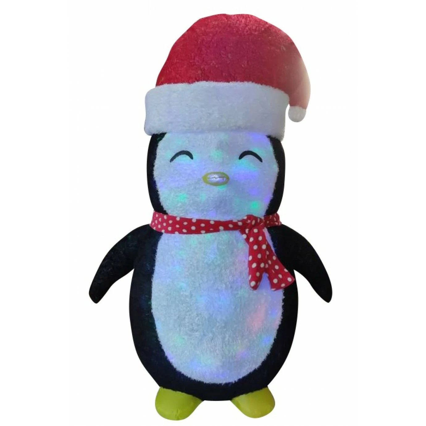 Christmas Inflatables - 1.8 M Plush Penguin Santa 3 Christmas Inflatables - 1.8 M Plush Penguin Santa