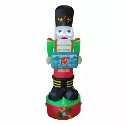 Christmas Inflatables - 2.45 M Nutcracker, Countdown