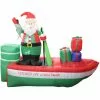 Christmas Inflatables - 2.4 M Fishing Santa
