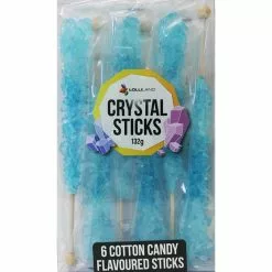 Crystal Sticks - Baby Blue Cotton Candy 6 Pk