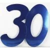 Cardboard Cutouts - Birthday Numbers, 30 Blue 3 Pk -Halloween Costumes Sales cutouts birthday numbers 30 blue 3 pk