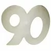 Cutouts - Birthday Numbers, 90 Silver 3 Pk 1 Cutouts - Birthday Numbers, 90 Silver 3 Pk -Halloween Costumes Sales cutouts number 90 silver 3 pk