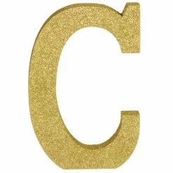 Decorative Letter - Gold Glitter -Halloween Costumes Sales decorative letter gold glitter c 2