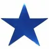 Cardboard Cutouts - Star, Blue 80 Mm 12 Pk -Halloween Costumes Sales foilboard star blue