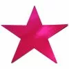 Cardboard Cutouts - Star, Pink 200 Mm 12 Pk -Halloween Costumes Sales foilboard star pink 3