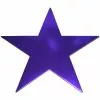 Cardboard Cutouts - Star, Purple 150 Mm 12 Pk 1 Cardboard Cutouts - Star, Purple 150 Mm 12 Pk -Halloween Costumes Sales foilboard star purple 2