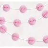 Garland - Honeycomb Balls, Pale Pink -Halloween Costumes Sales garland honeycomb balls pale pink