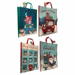 Gift Bag - Christmas, Reusable Assorted