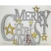 Hanging Sign - Merry Christmas Plaque, Glitter 1 Hanging Sign - Merry Christmas Plaque, Glitter -Halloween Costumes Sales hanging sign merry christmas plaque glitter 2