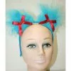 Headband - Blue Cat, Red Bows