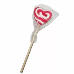 Lollipop - Heart, Hot Pink
