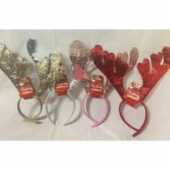 Headband - Reindeer, Glitter, Assorted